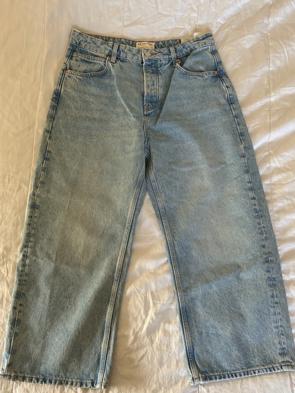 FP Deep Trance Wide Leg Boyfriend Jean 29 Color: Sweet Dreams - Picture 2 of 4